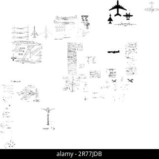 Flugplan Stock Vektor