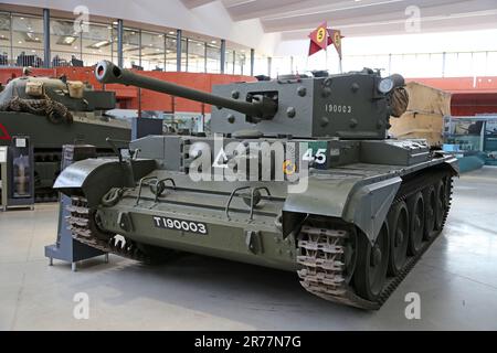 WW2 British Cromwell Mark IV A27M, The Tank Museum, Bovington Camp, Dorchester, Dorset, England, Großbritannien, Großbritannien, Großbritannien, Großbritannien, Europa Stockfoto