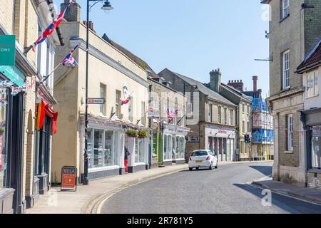 High Street, Saxmundham, Suffolk, England, Vereinigtes Königreich Stockfoto