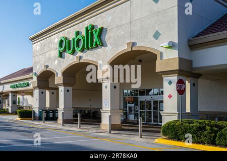 Publix Food & Pharmacy Supermarkt in Clermont, Florida. (USA) Stockfoto