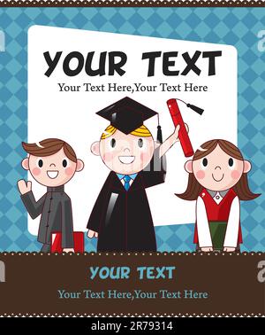 Studentenausweis Stock Vektor