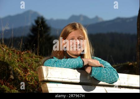 Franziska Hildebrand, Privataufnahmen Biathlon. Stockfoto