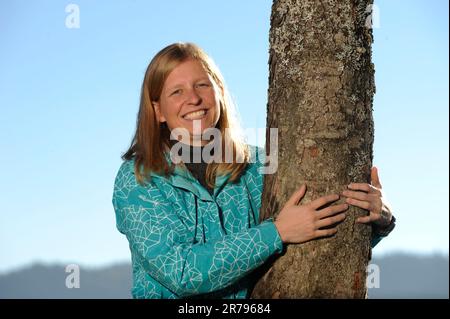 Franziska Hildebrand, Privataufnahmen Biathlon. Stockfoto