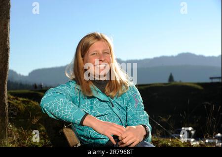 Franziska Hildebrand, Privataufnahmen Biathlon. Stockfoto