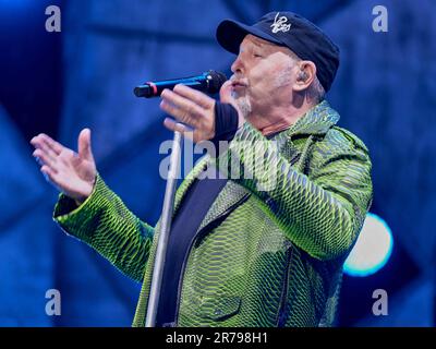 Bologna, Italien. 12. Juni 2023. Vasco Rossi während Vasco Rossi - Vasco Live 2023, Musikkonzert in Bologna, Italien, Juni 12 2023 Kredit: Independent Photo Agency/Alamy Live News Stockfoto