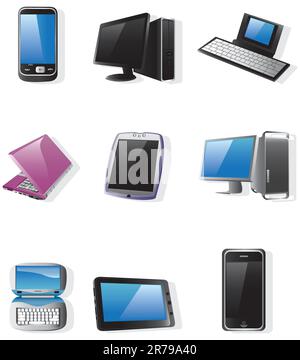 Cartoon-Computer-Symbol Stock Vektor
