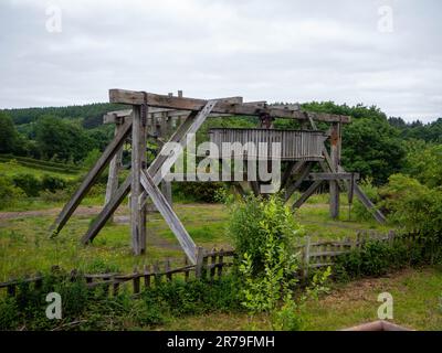 Colliery Winding Engine im Beamish Museum, County Durham, Großbritannien Stockfoto