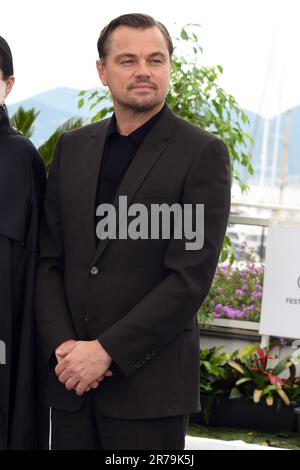 CANNES, FRANKREICH - MAI 21: Leonardo DiCaprio nimmt an der Fotokonferenz "Killers of the Flower Moon" beim jährlichen Filmfestival 76. in Cannes im Palais des Teil Stockfoto