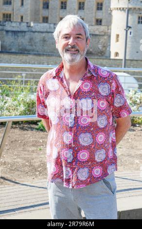 Neil Morrissey bei einem Fototermin im Tower of London für die Crown Jewels, ein neues West End-Comedy-Stück. Bilddatum: Mittwoch, 14. Juni 2023. Stockfoto