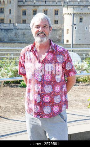 Neil Morrissey bei einem Fototermin im Tower of London für die Crown Jewels, ein neues West End-Comedy-Stück. Bilddatum: Mittwoch, 14. Juni 2023. Stockfoto