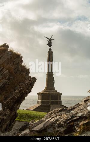 Das Kriegsdenkmal, Aberystwyth, Ceredigion, Wales Stockfoto