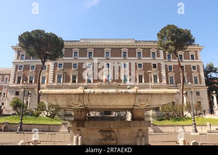 Rom, Italien - April 22 2023: Palazzo del Viminale, Innenministerium der Italienischen Republik Stockfoto