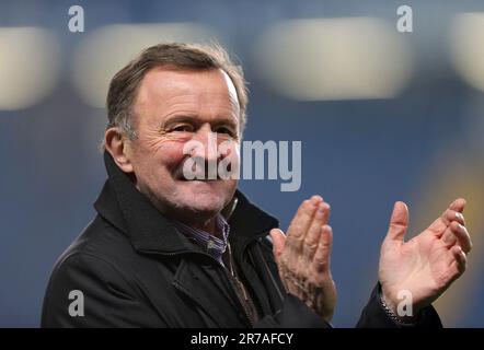 Aktenfoto von John Hollins vom 16.-01-2013. Der ehemalige Chelsea-Spieler und Manager John Hollins ist im Alter von 76 Jahren gestorben. Ausgabedatum: Mittwoch, 14. Juni 2023. Stockfoto