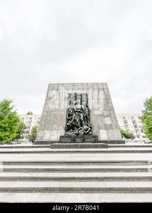 Polen, Warschau, das warschauer Ghetto-Heldendenkmal Stockfoto