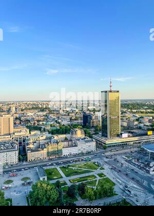 Polen, Warschau, Blick auf die Stadt Warschau Stockfoto