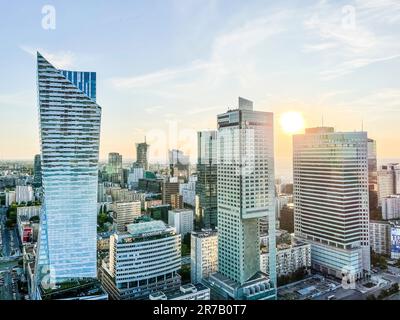 Polen, Warschau, Blick auf die Stadt Warschau Stockfoto