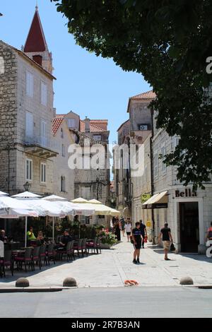 Tample in Trogir Stockfoto