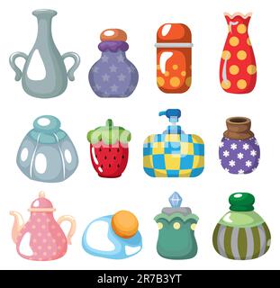 Cartoon-Flaschensymbol Stock Vektor