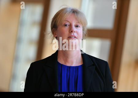 Edinburgh Scotland, Vereinigtes Königreich, 14. Juni 2023. Shona Robison vom schottischen Parlament. Live-Nachrichten von sst/alamy Stockfoto