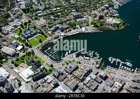 Aerial of Victoria, Vancouver Island, BC, Kanada Stockfoto