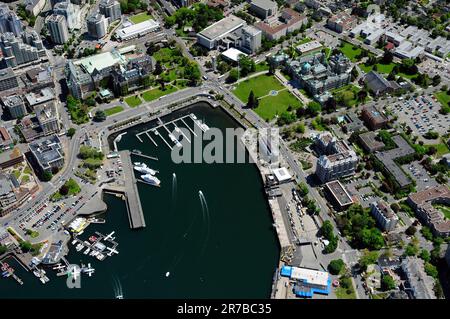 Aerial of Victoria, Vancouver Island, BC, Kanada Stockfoto