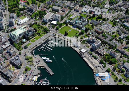 Aerial of Victoria, Vancouver Island, BC, Kanada Stockfoto