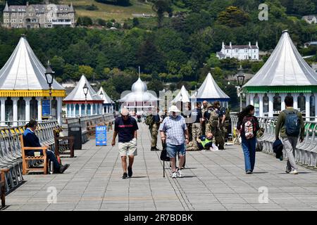 Bangor Pier in Gwynedd, Nordwales, Großbritannien Stockfoto