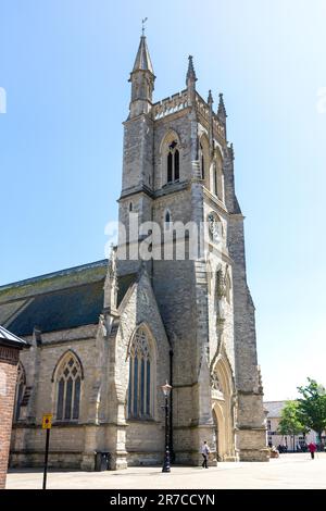 Newport Minster, St. Thomas' Square, Newport, Isle of Wight, England, Vereinigtes Königreich Stockfoto