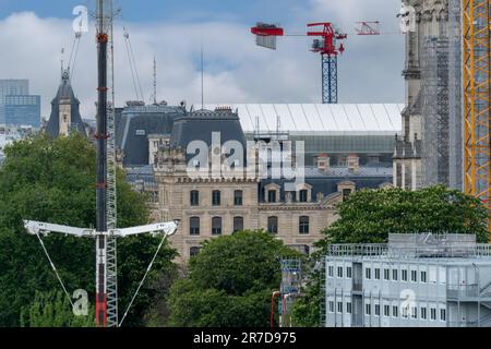 6. Mai 2023 Paris, Frankreich. Die Vorbereitungen für die Olympischen Spiele 2024 werden in Paris fortgesetzt. Stockfoto