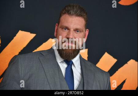 Olivier Richters arrives at the premiere of "Indiana Jones and the Dial