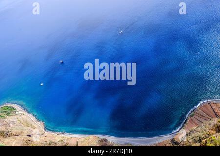 Atlantik in Cabo Girao, Insel Madeira, Portugal Stockfoto