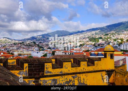 Festung Santiago, Festung Sao Tiago, in Funchal, Insel Madeira, Portugal Stockfoto