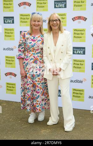 London, Vereinigtes Königreich 14. Juni, 2023 . Richterstuhl 2023 Louise Minchin, abgebildet auf dem Frauenpreis für Fiktion 2023 in den Bedford Square Gardens. Kredit: Alan D West/Alamy Live News Stockfoto