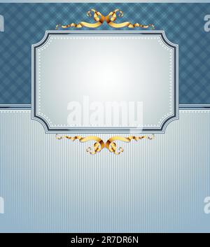 Kunstvoller Rahmen. Diese Abbildung kann als Designerarbeit nützlich sein Stock Vektor