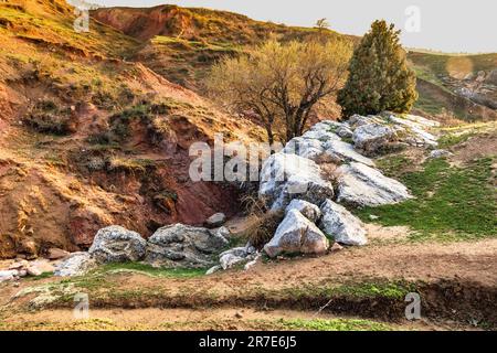 Wunderschöner amerikanischer Landschaftsmotiv-Hintergrund Stockfoto