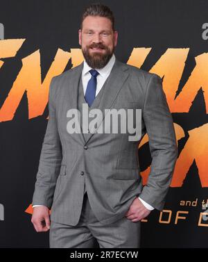 Olivier Richters arrives at the premiere of "Indiana Jones and the Dial