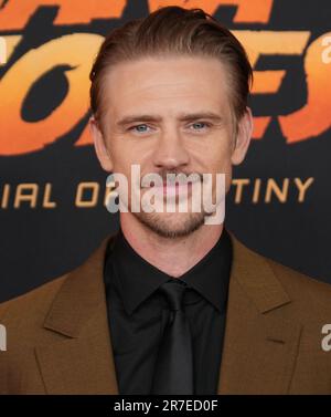 Los Angeles, USA. 14. Juni 2023. Boyd Holbrook kommt am LucasFilms' INDIANA JONES AN UND AM Mittwoch, den 14. Juni 2023, IM Dolby Theatre in Hollywood, Kalifornien, WIRD DIE SCHICKSALSWAHL Los Angeles Premiere abgehalten. (Foto: Sthanlee B. Mirador/Sipa USA) Guthaben: SIPA USA/Alamy Live News Stockfoto