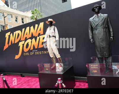 Atmosphäre im LucasFilms' INDIANA JONES UND DIE „DIAL OF DESTINY Los Angeles Premiere“, die am Mittwoch, den 14. Juni 2023, im Dolby Theatre in Hollywood, Kalifornien, stattfindet. (Foto: Sthanlee B. Mirador/Sipa USA) Stockfoto