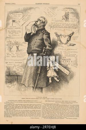 Ein finanzieller Fehler am 9. Oktober 1880 Stockfoto