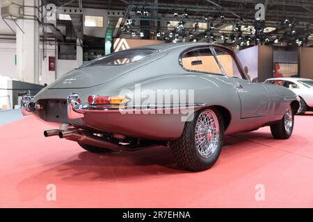 1964 Jaguar E-Type (XK-E) Coupé (Serie 1) Stockfoto