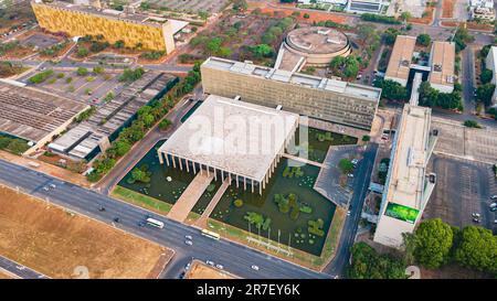 Der Itamaraty-Palast, auch bekannt als Palácio dos Arcos, ist der Sitz des brasilianischen Außenministeriums in Brasília. Stockfoto