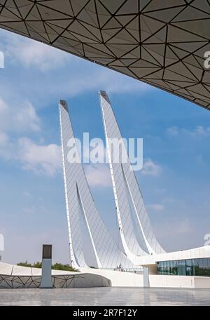 Minarets of Education City Moschee, Al Rayyan, Doha, Katar Stockfoto