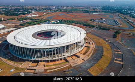 Arena BRB Mané Garrincha ist ein brasilianisches Fußballstadion und eine Mehrzweckarena in Brasília im Bundesbezirk. Stockfoto
