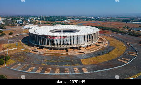Arena BRB Mané Garrincha ist ein brasilianisches Fußballstadion und eine Mehrzweckarena in Brasília im Bundesbezirk. Stockfoto