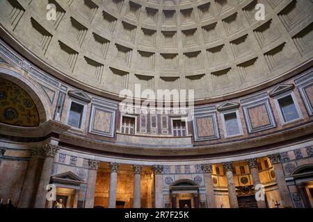 Das Innere des Pantheons in Rom, italien Stockfoto