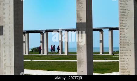 Denkmal für die britische Normandie Ver-sur-Mer Normandie Frankreich Juni 2023 das Denkmal für die britische Normandie ist ein Kriegsdenkmal in der Nähe des Dorfes Ver-sur-Mer in Nor Stockfoto