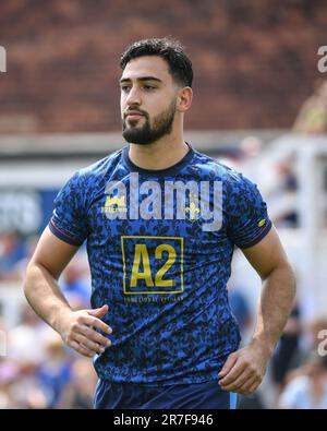 Wakefield, England - 11. Juni 2023 - Wakefield Trinity's Romain Franco. Rugby League Betfred Super League , Wakefield Trinity gegen Leeds Rhinos im Be Well Support Stadium, Wakefield, Großbritannien Stockfoto