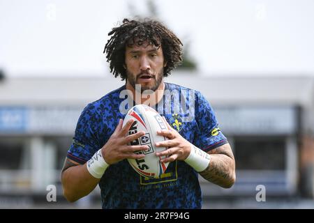 Wakefield, England - 11. Juni 2023 - Kevin Proctor von Wakefield Trinity. Rugby League Betfred Super League , Wakefield Trinity gegen Leeds Rhinos im Be Well Support Stadium, Wakefield, Großbritannien Stockfoto