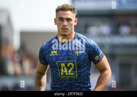 Wakefield, England - 11. Juni 2023 - Wakefield Trinity's Issac Shaw. Rugby League Betfred Super League , Wakefield Trinity gegen Leeds Rhinos im Be Well Support Stadium, Wakefield, Großbritannien Stockfoto