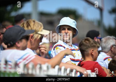 Wakefield, England - 11. Juni 2023 - Wakefield Trinity Community. Rugby League Betfred Super League , Wakefield Trinity gegen Leeds Rhinos im Be Well Support Stadium, Wakefield, Großbritannien Stockfoto